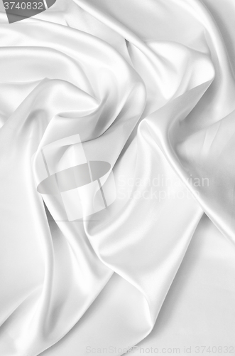 Image of white silk background