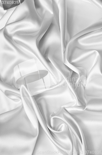 Image of white silk background