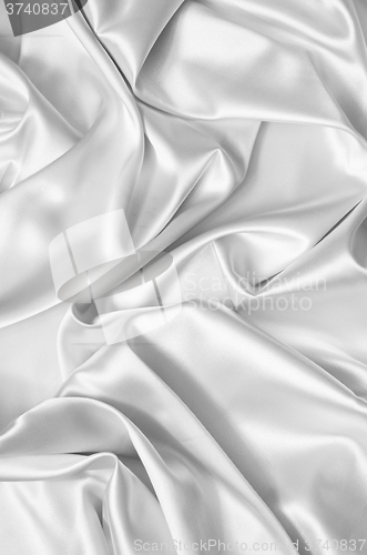 Image of white silk background