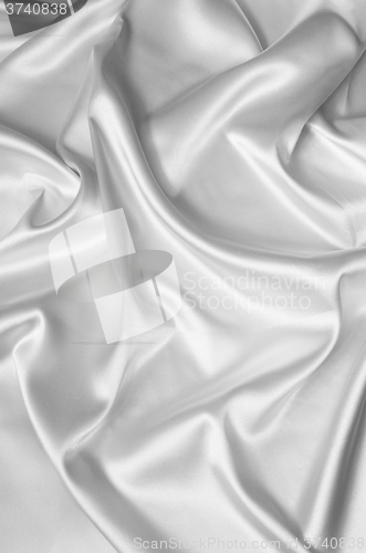 Image of white silk background