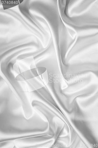 Image of white silk background