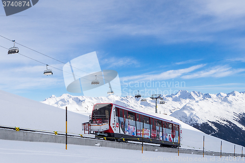 Image of DAVOS, SWITZERLAND - JANUARY 12