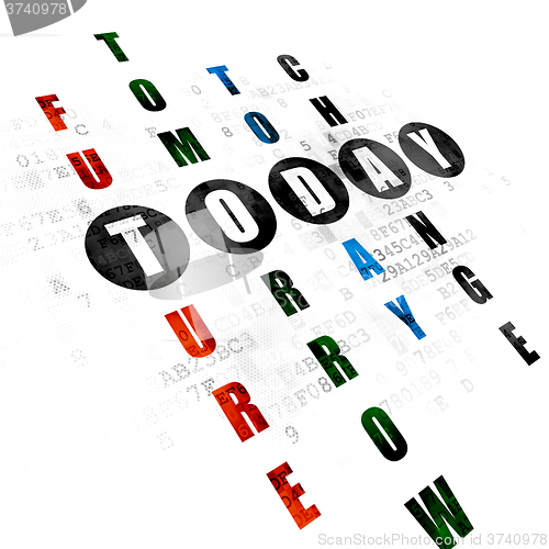 Image of Timeline concept: Today in Crossword Puzzle
