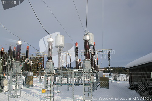 Image of High voltage substation