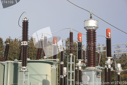 Image of High voltage substation