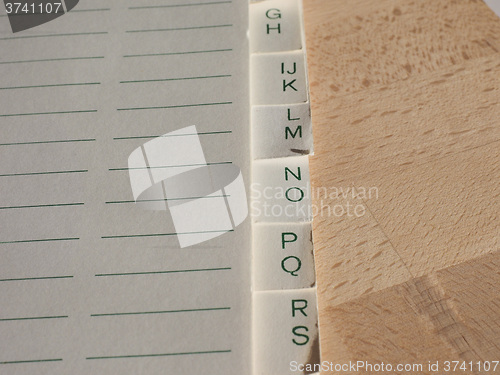 Image of Address book phone book