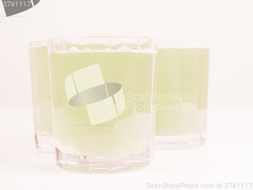 Image of  Green apple juice vintage