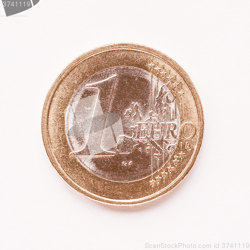 Image of  1 Euro coin vintage