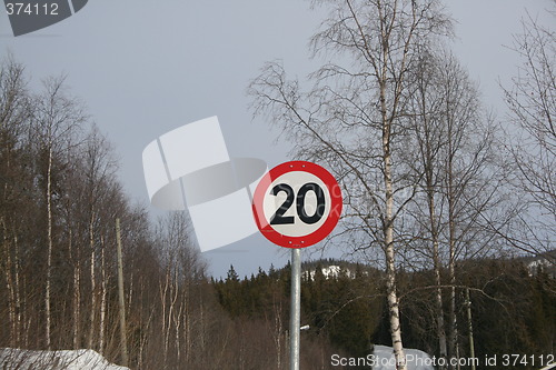 Image of Speed limit 20km/h