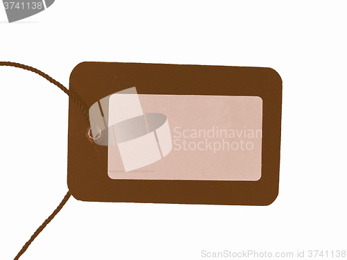 Image of  Tag label vintage
