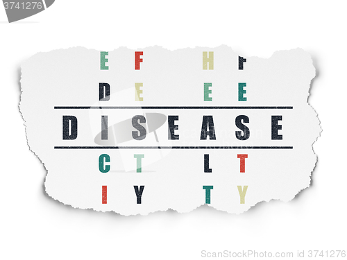 Image of Healthcare concept: Disease in Crossword Puzzle