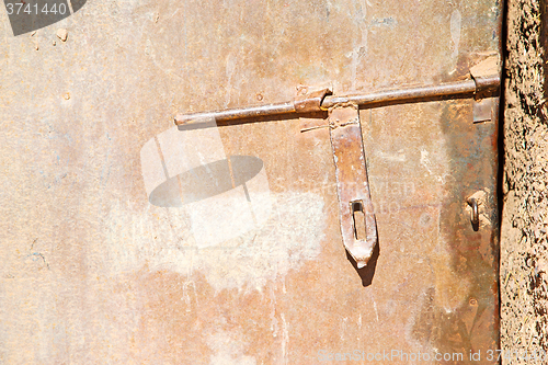 Image of knocker in morocco africa old  history
