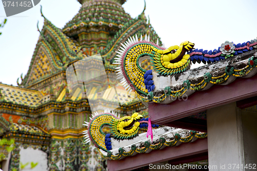 Image of  thailand asia   in  bangkok rain dragon