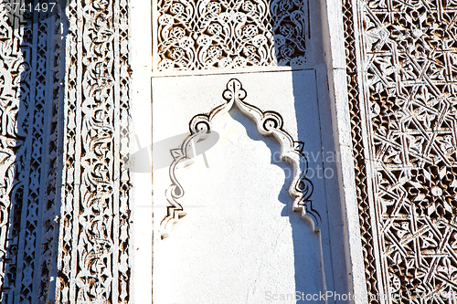 Image of moroccan old and brick in antique city