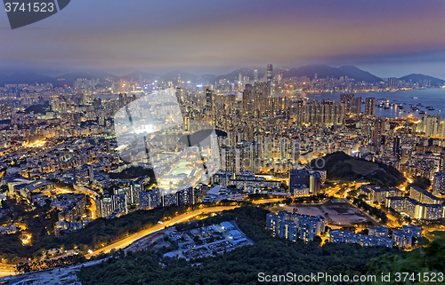 Image of Hong Kong night