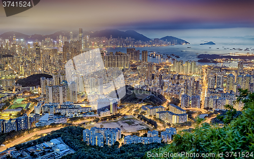 Image of Hong Kong night