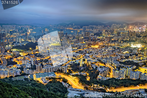 Image of Hong Kong night