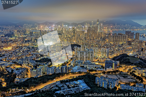 Image of Hong Kong night