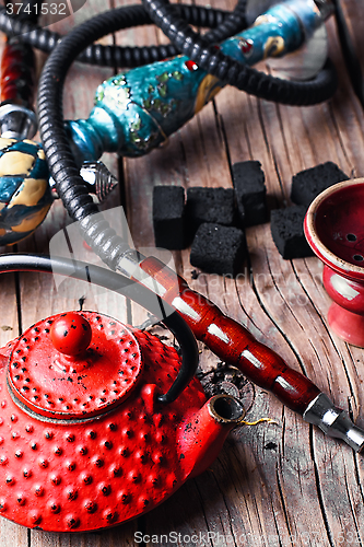 Image of Still life with a hookah