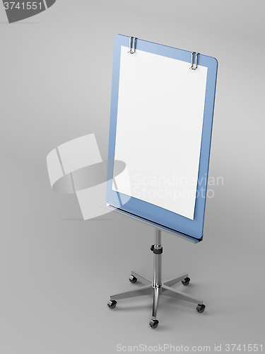 Image of Flip chart on gray 