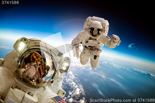 Image of Astronaut in outer space