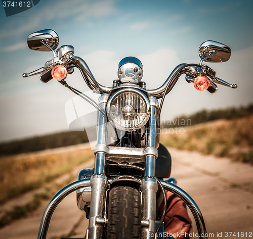 Image of Motorcycle on the road