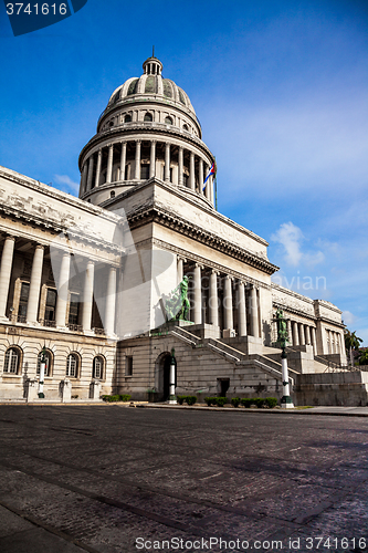 Image of Havana, Cuba - Famous National Capitol (Capitolio Nacional) buil