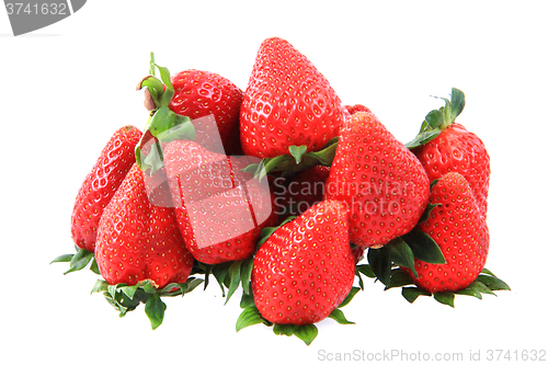 Image of fresh red strawberries