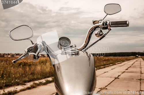 Image of Motorcycle on the road