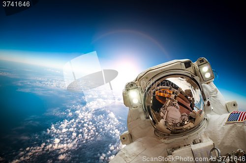 Image of Astronaut in outer space