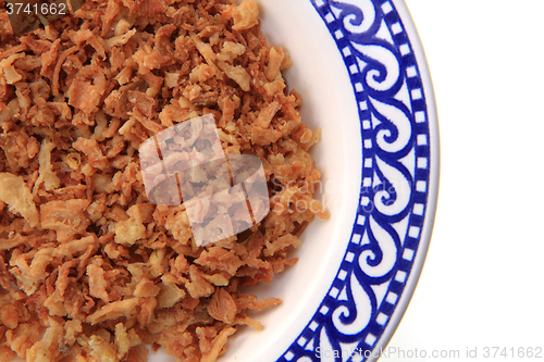 Image of dried fried onion 