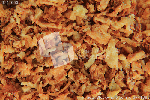 Image of dried fried onion 