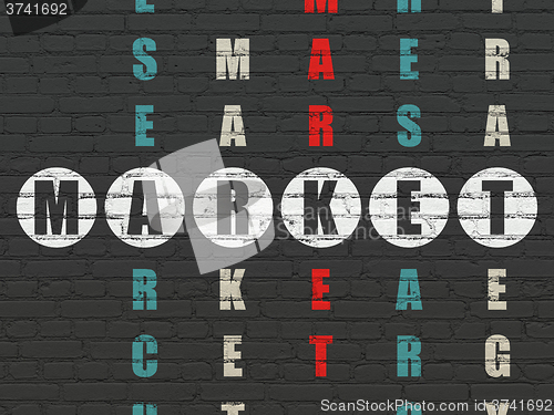 Image of Marketing concept: Market in Crossword Puzzle