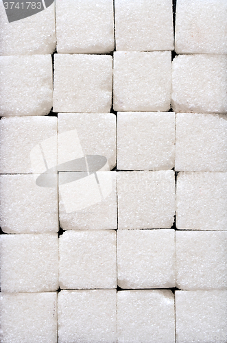 Image of white sugar cubes