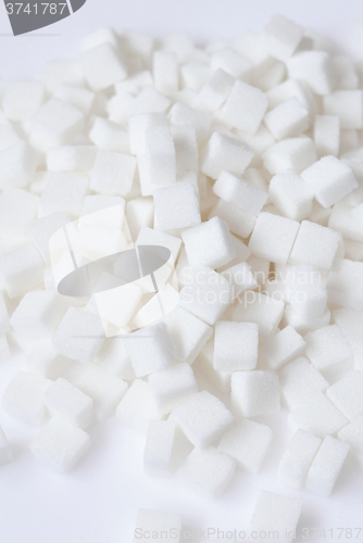 Image of white sugar cubes