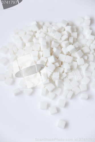 Image of white sugar cubes