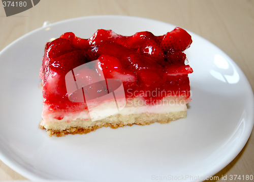 Image of strawberrys cake