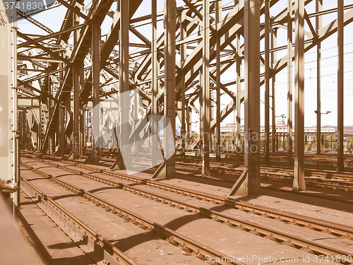 Image of  Railway railroad tracks vintage