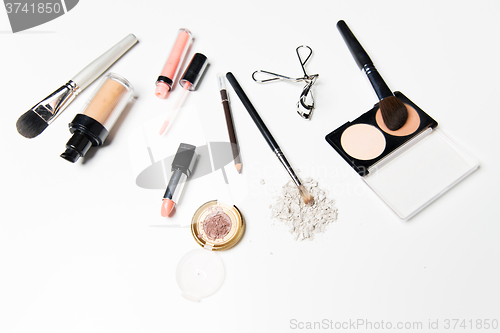 Image of close up of makeup stuff