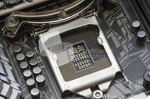 Image of Computer CPU socket
