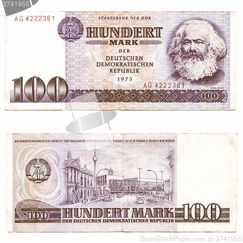 Image of  DDR banknote vintage