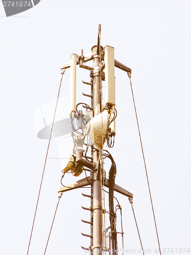 Image of  Telecommunication aerial tower vintage
