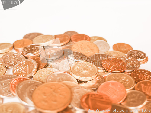 Image of  Pound coins vintage