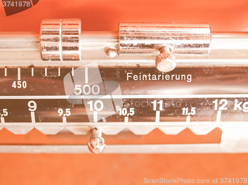Image of  Weighing scale vintage