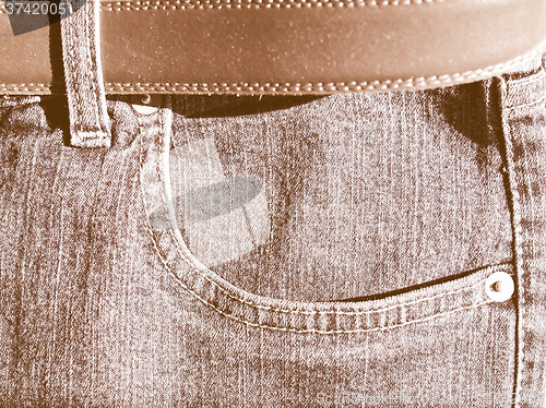 Image of  Blue jeans vintage