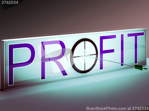 Image of Profit Target Shows Market And Trade Income