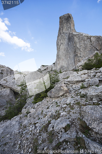 Image of Rocky mountain top