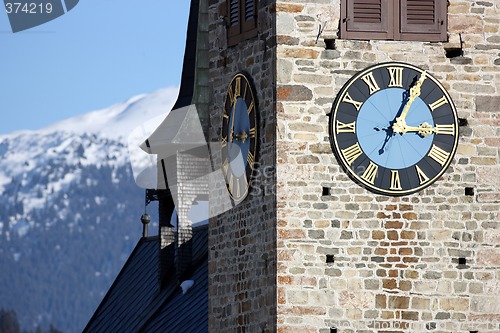 Image of Church Tower with Clock