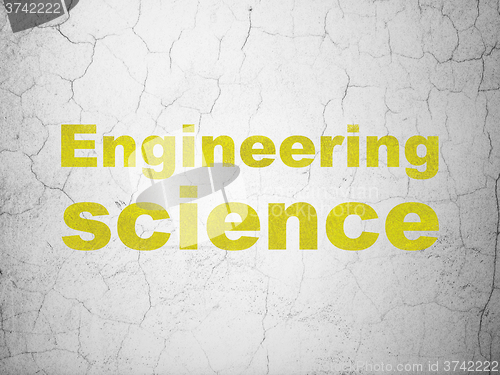 Image of Science concept: Engineering Science on wall background