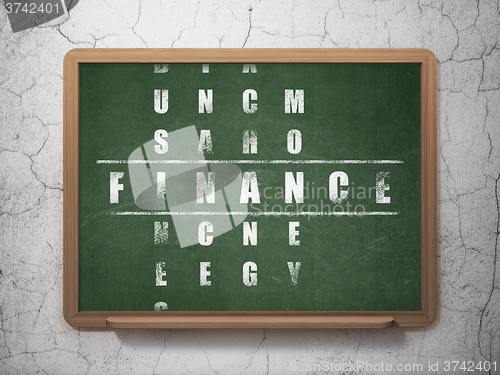 Image of Money concept: Finance in Crossword Puzzle